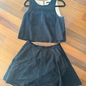 BCBG Eyelet Skirt Set